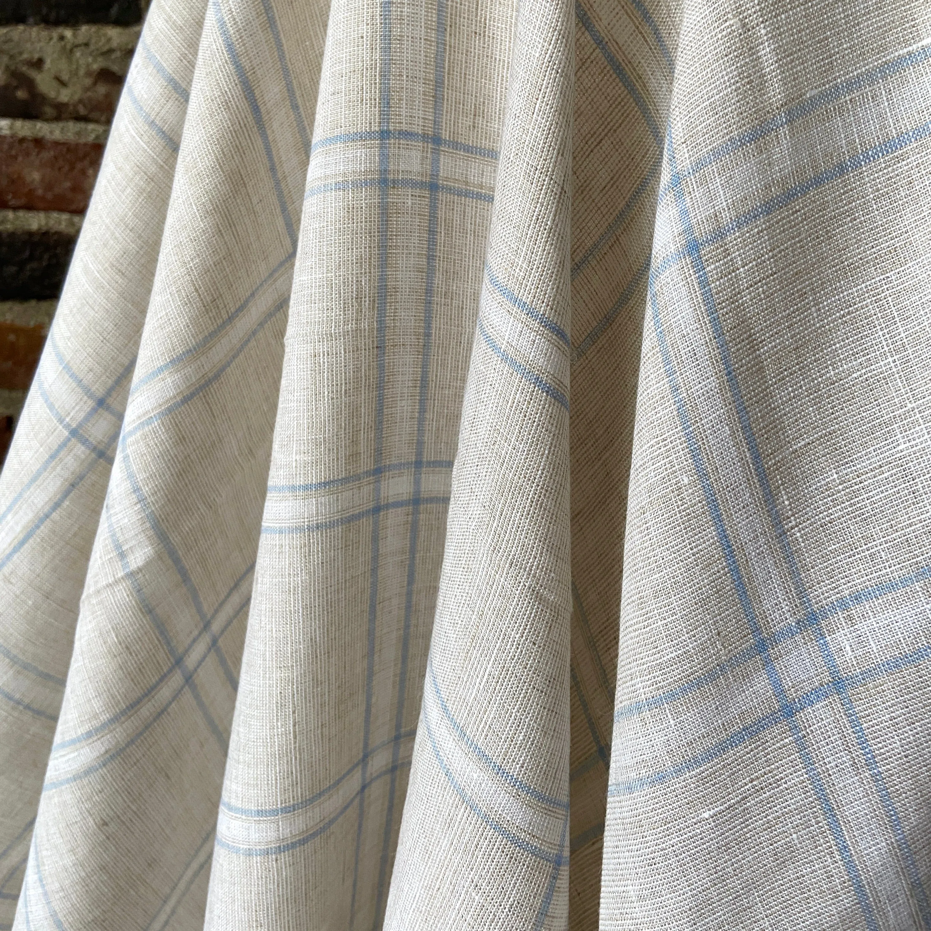 100% Yarn Dyed Linen in Summer House