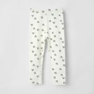 All-Over Printed Soft Cotton Legging For Girls