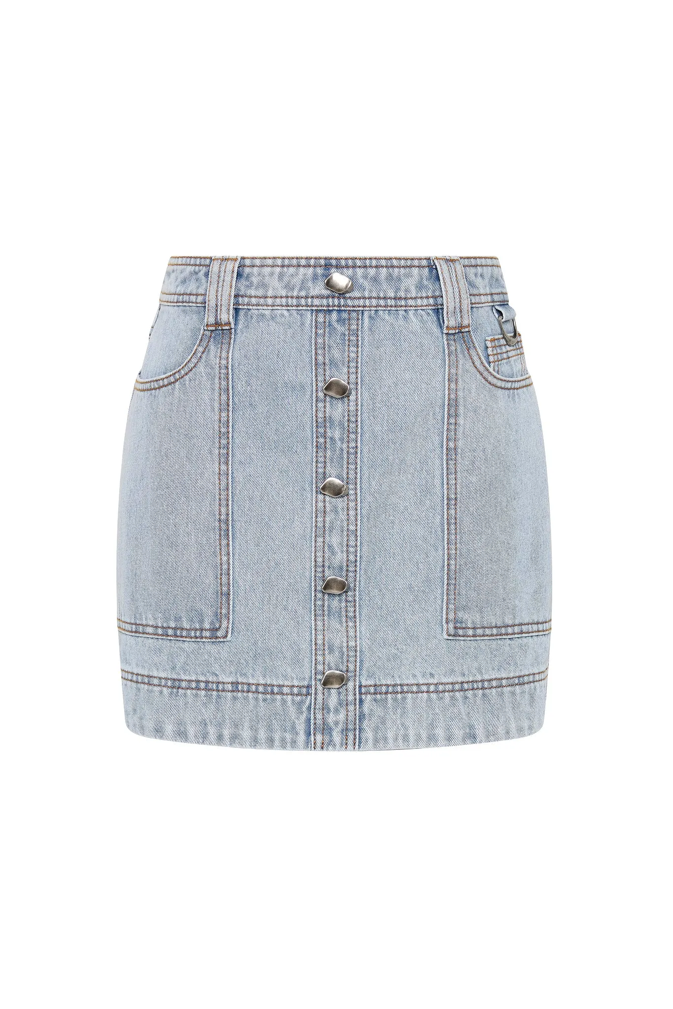 Aura Denim Mini Skirt