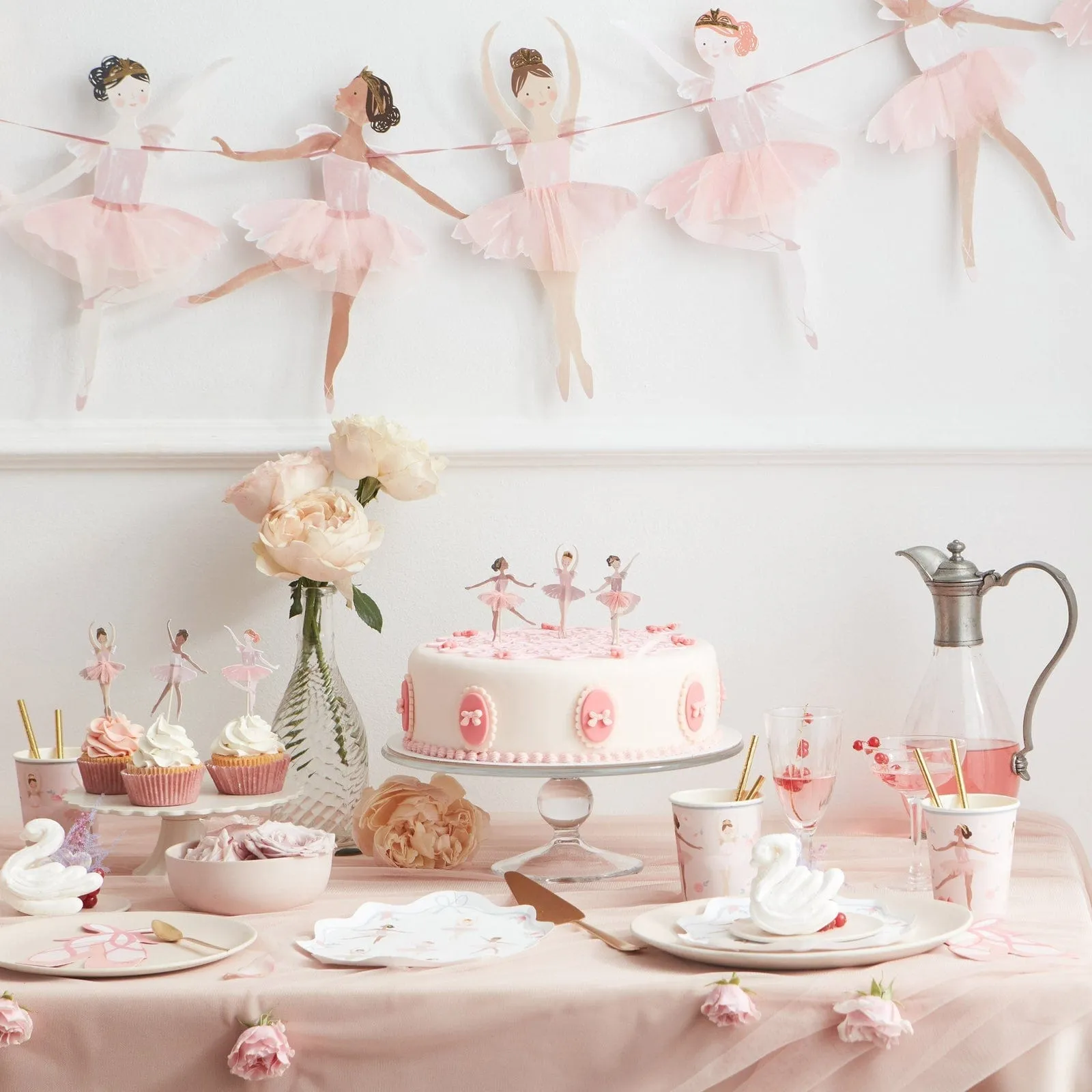 Ballerina Cupcake Kit (With 24 Toppers)