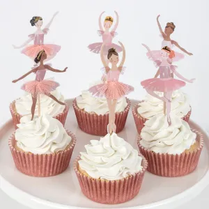 Ballerina Cupcake Kit (With 24 Toppers)