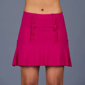 Boho Luxe Sai 13" Skort (fuchsia)