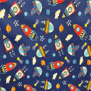 Cotton Jersey - Stof - Cosmic - £12.50 Per Metre - Sold By Half Metre