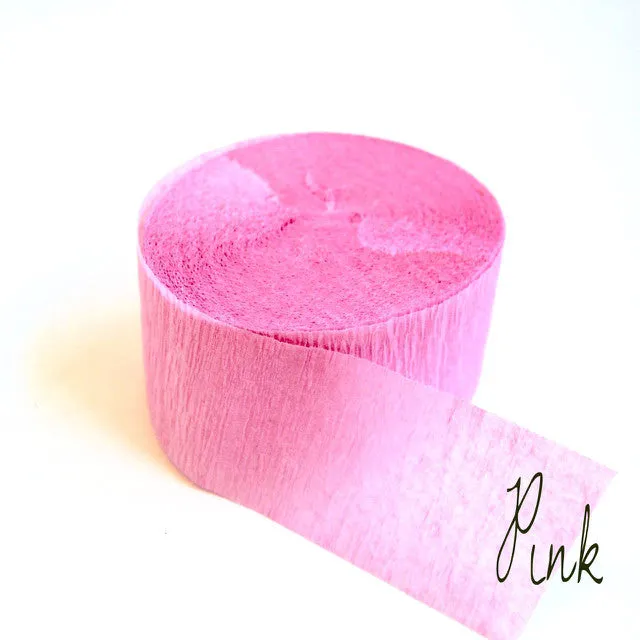 Crepe Paper Streamers (rolls)