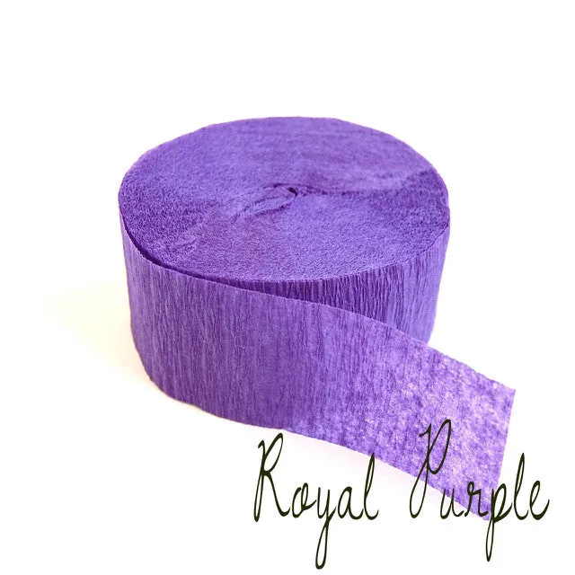 Crepe Paper Streamers (rolls)