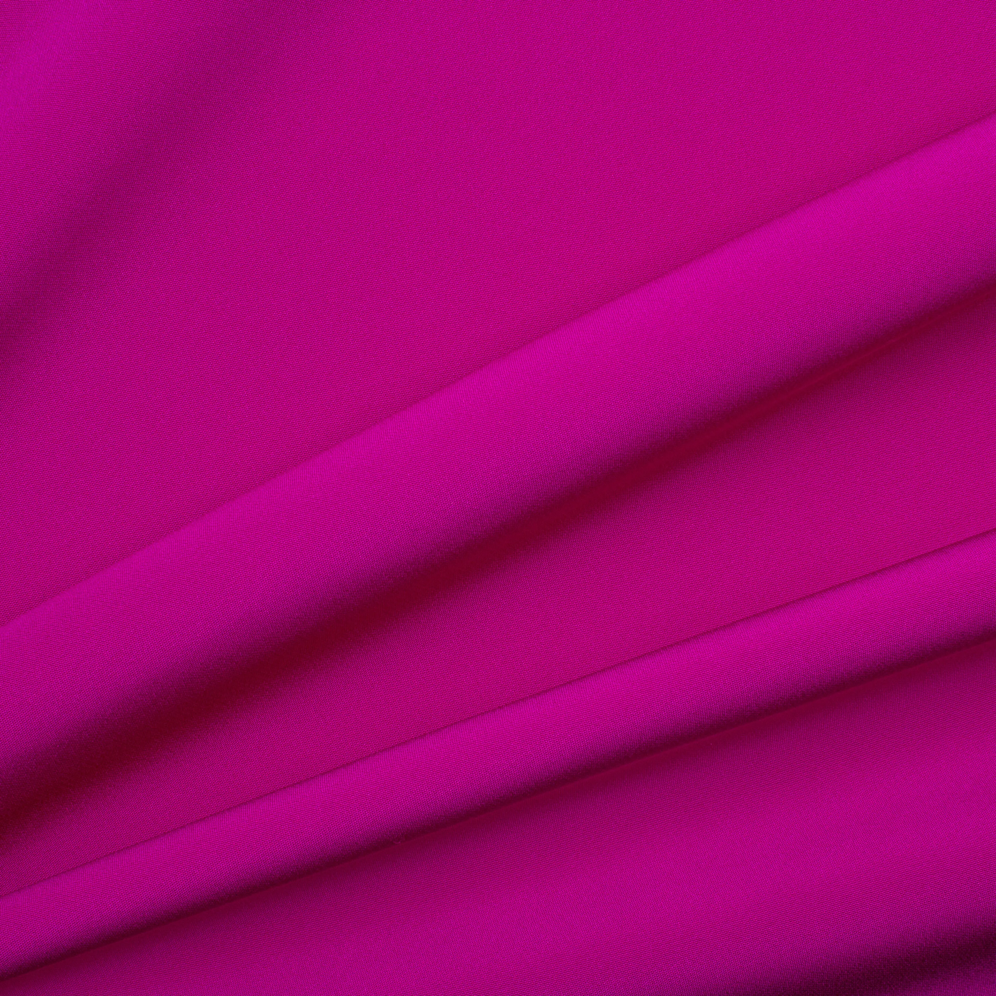 Deep Pink Silk Marocain Crêpe