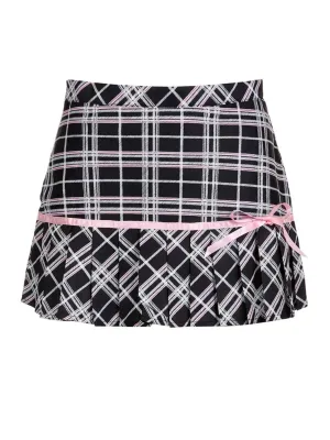 Deliah Peliated Mini Skirt