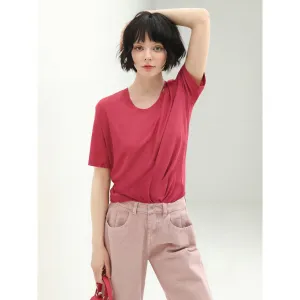 Essential Short Sleeve Red Tee