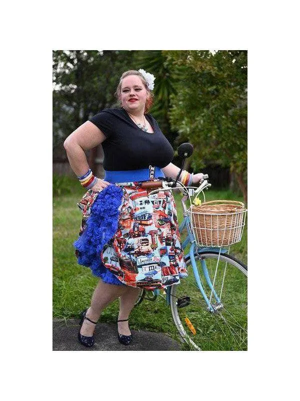 HAPPY DAZE DINER CIRCLE SKIRT