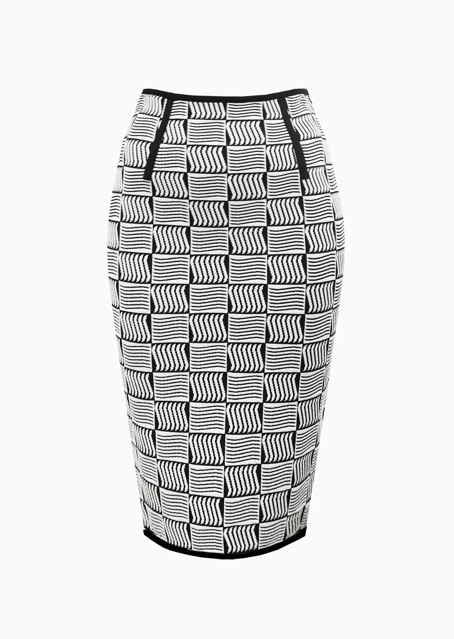 Mathilda -  Modern Contrast Pencil Skirt