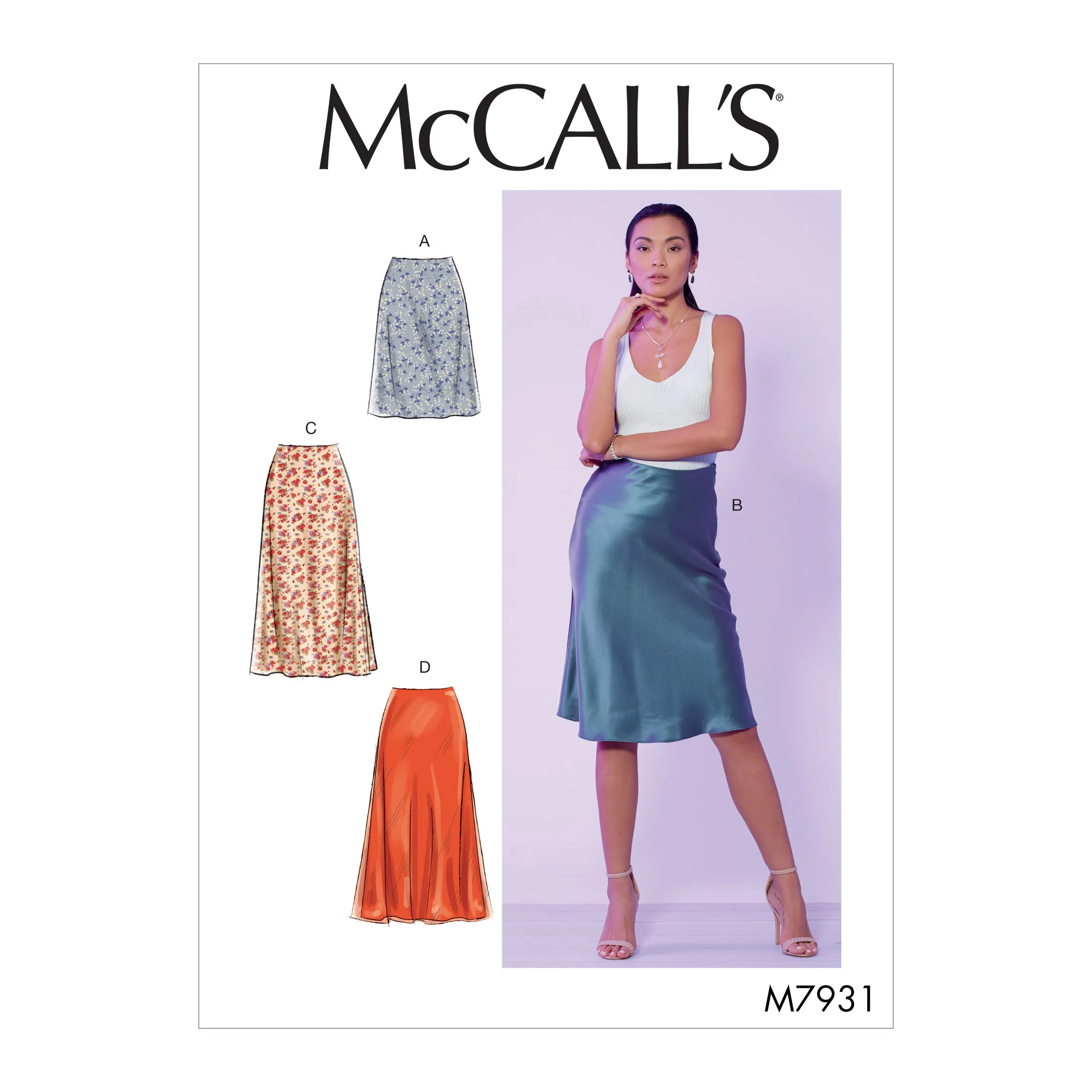 McCall's Pattern M7931 Misses' Skirts