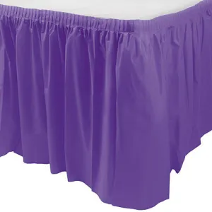 New Purple Table Skirt  29" x 21' | 1ct