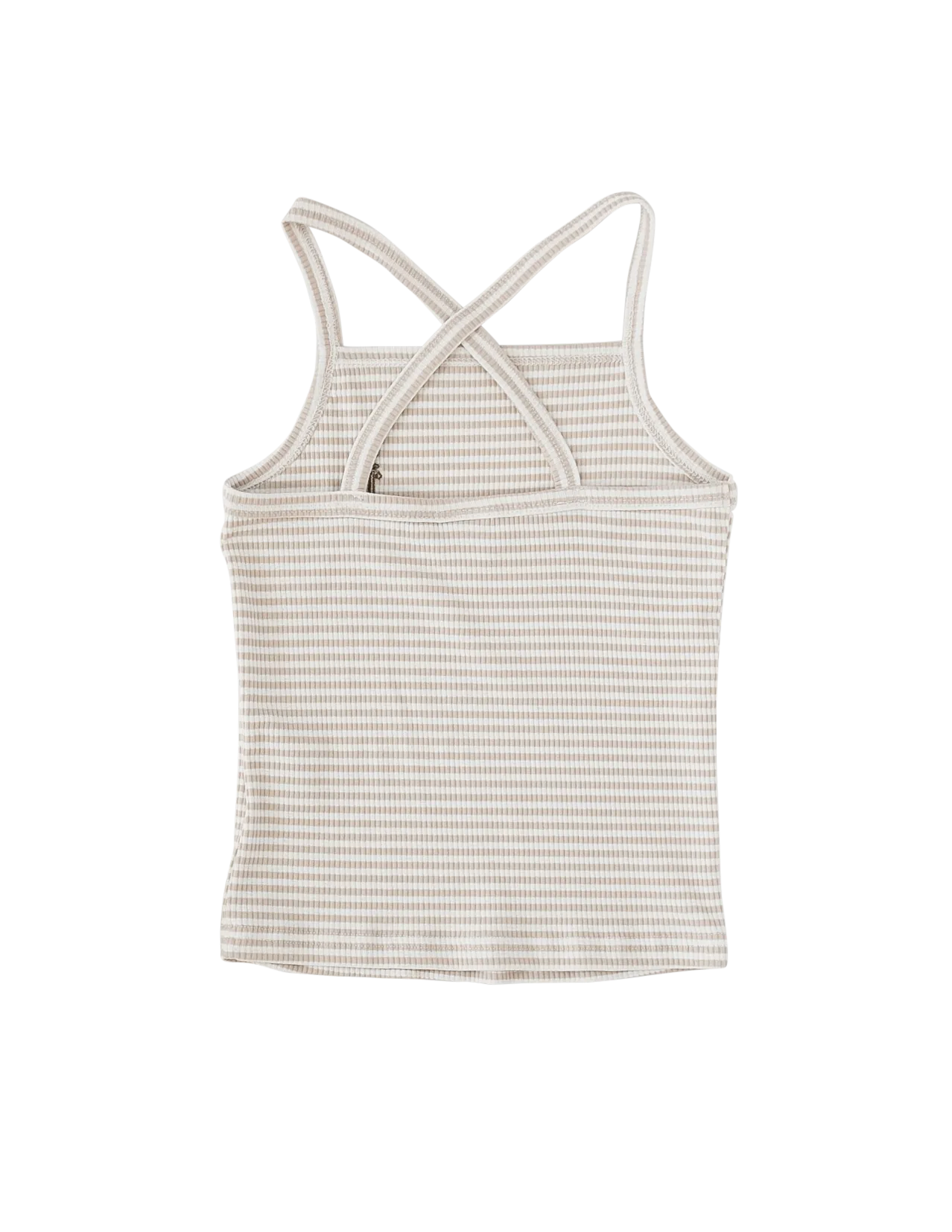 Paloma Singlet - Fawn Stripe