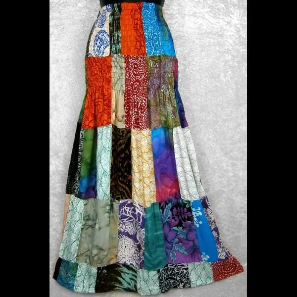 Patchwork Convertible Dress/Skirt