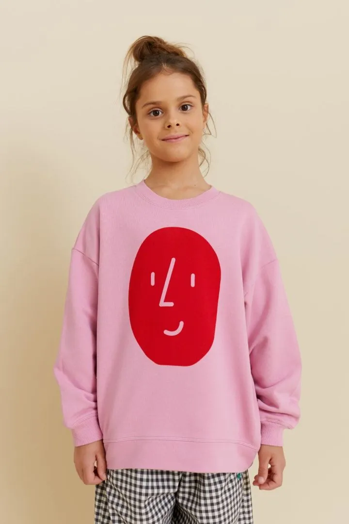 Potato Face Kid’s Sweatshirt - Pink