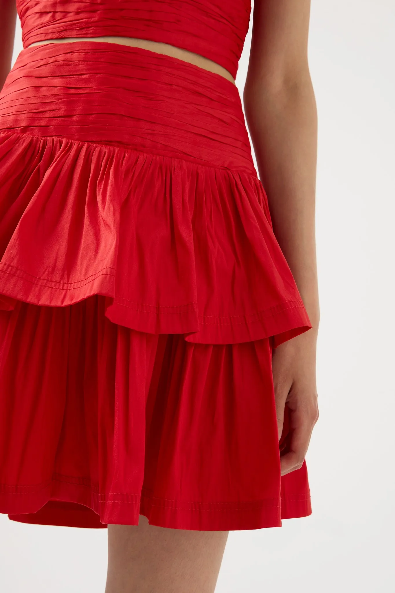 Rhythmic Tiered Frill Skirt