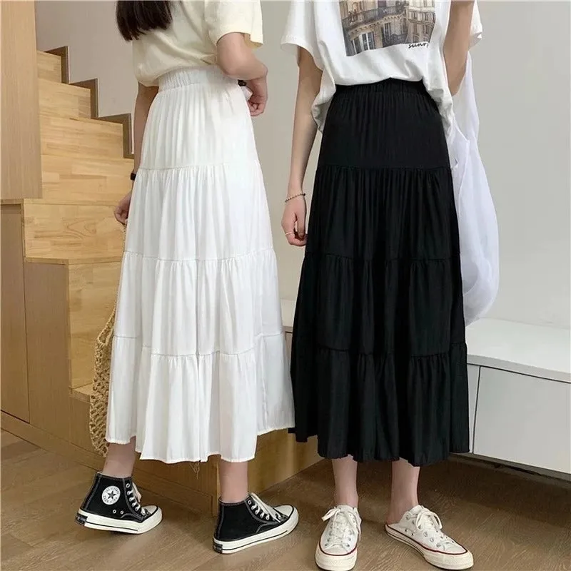 Sheer Below Knee-Length Summer Gypsy Skirts