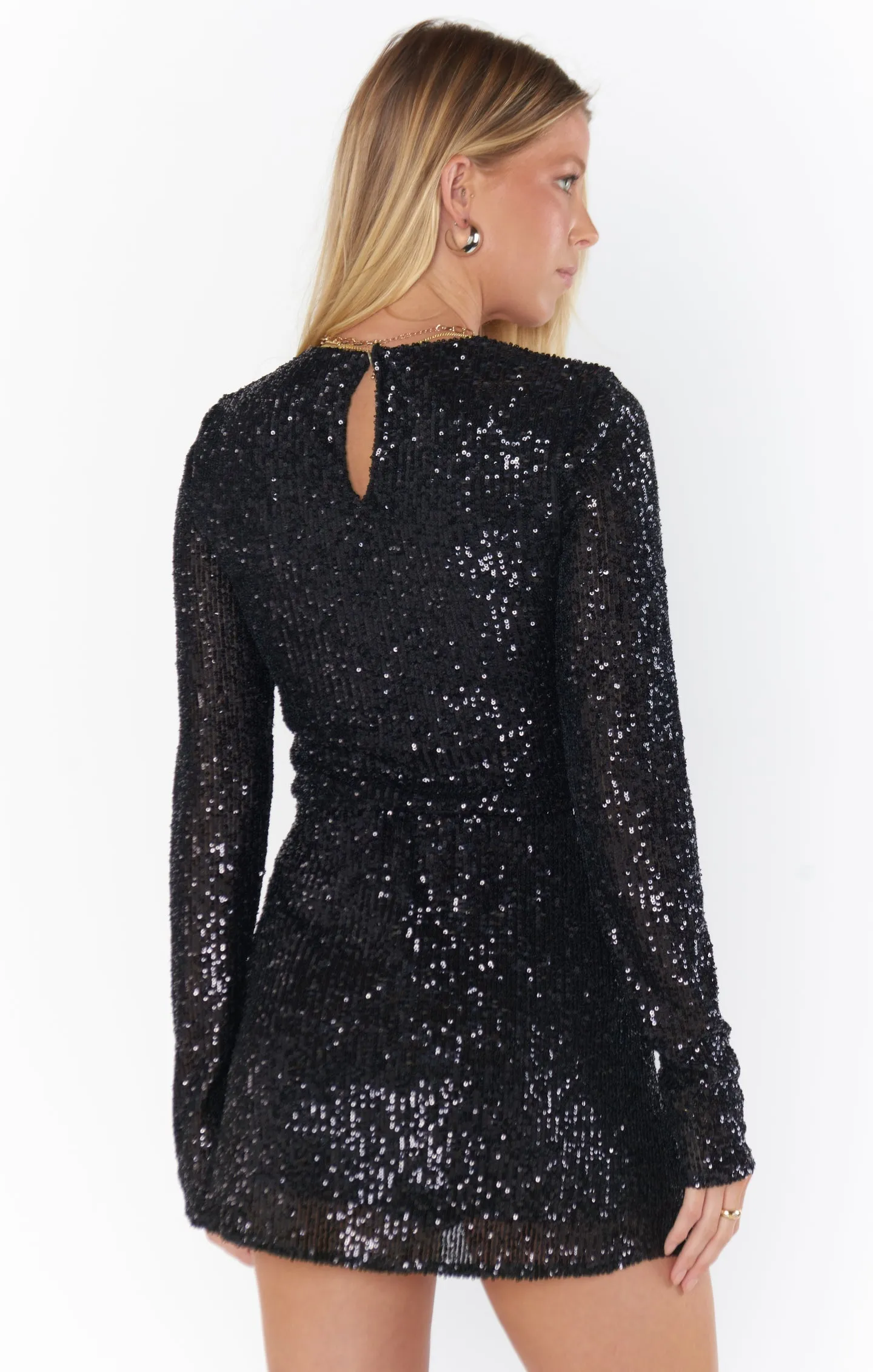 Show Me Your Mumu All Night Skort in Midnight Glitz Sequins