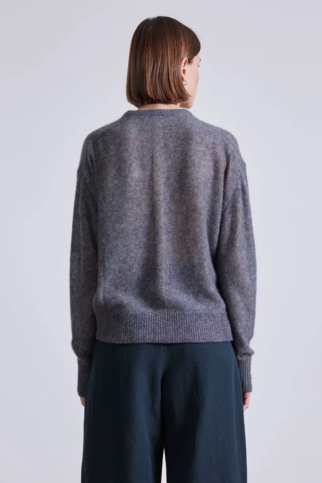 Softest Tissue Weight Sweater, Charcoal