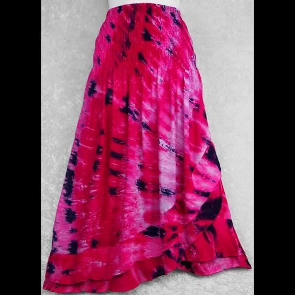 Spiral Nebula Tie-Dye Convertible Dress/Skirt