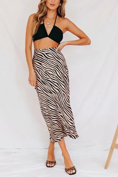 Stripe Maxi Skirts