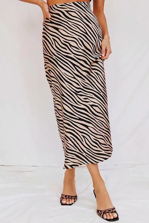 Stripe Maxi Skirts