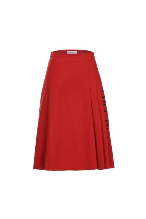 (WOMEN) FW_FUTURE SIDE PLEATSKIRT