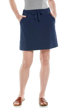 Women's Plaka Knit Skort  |  Navy