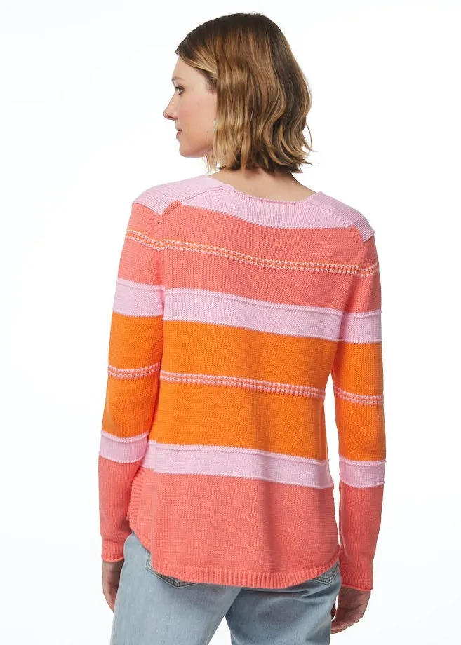 Zaket & Plover Cotton V Knit - Coral