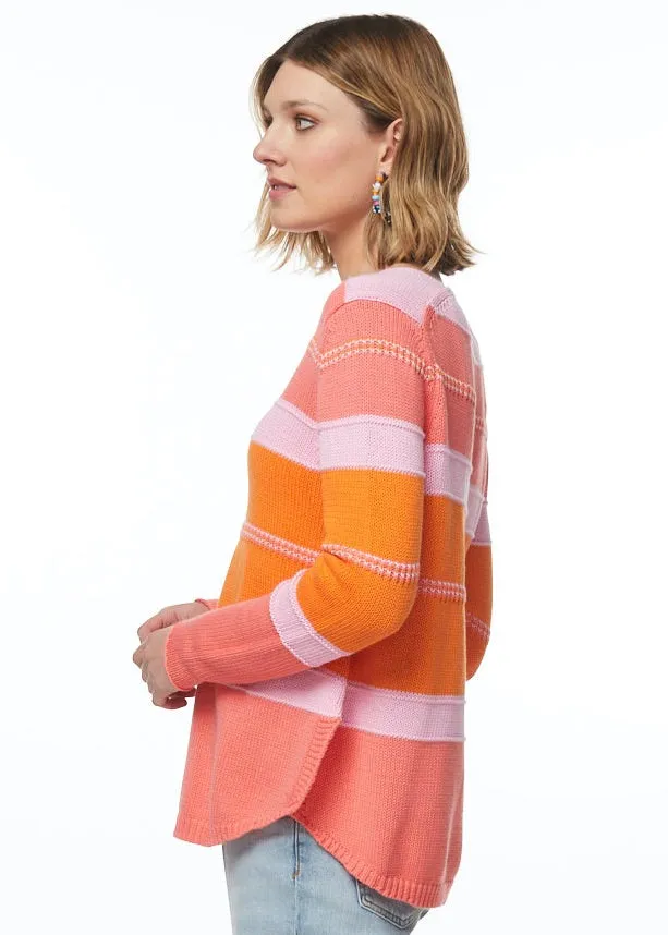 Zaket & Plover Cotton V Knit - Coral